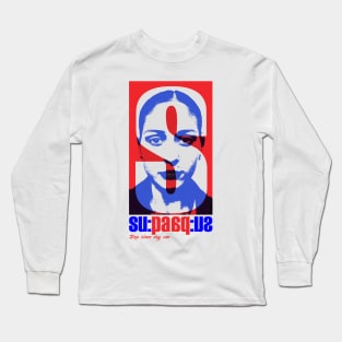 Bichromie red & blue Long Sleeve T-Shirt